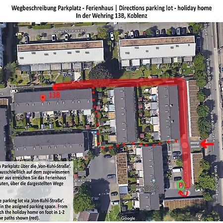 Geraeumiges Ferienhaus In Koblenz Koblenz  Ngoại thất bức ảnh
